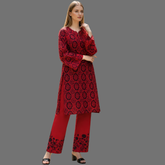 Lawn two piece suit
