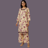 Lawn two piece suit