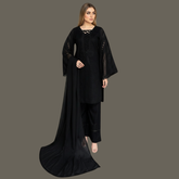 Lawn Three Piece Suit With Chiffon Dupatta