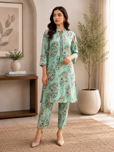 Lawn two piece suit