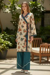 Lawn two piece suit
