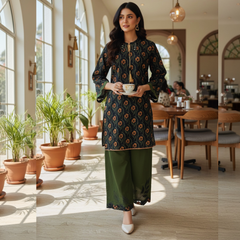 Lawn Two Piece Suit