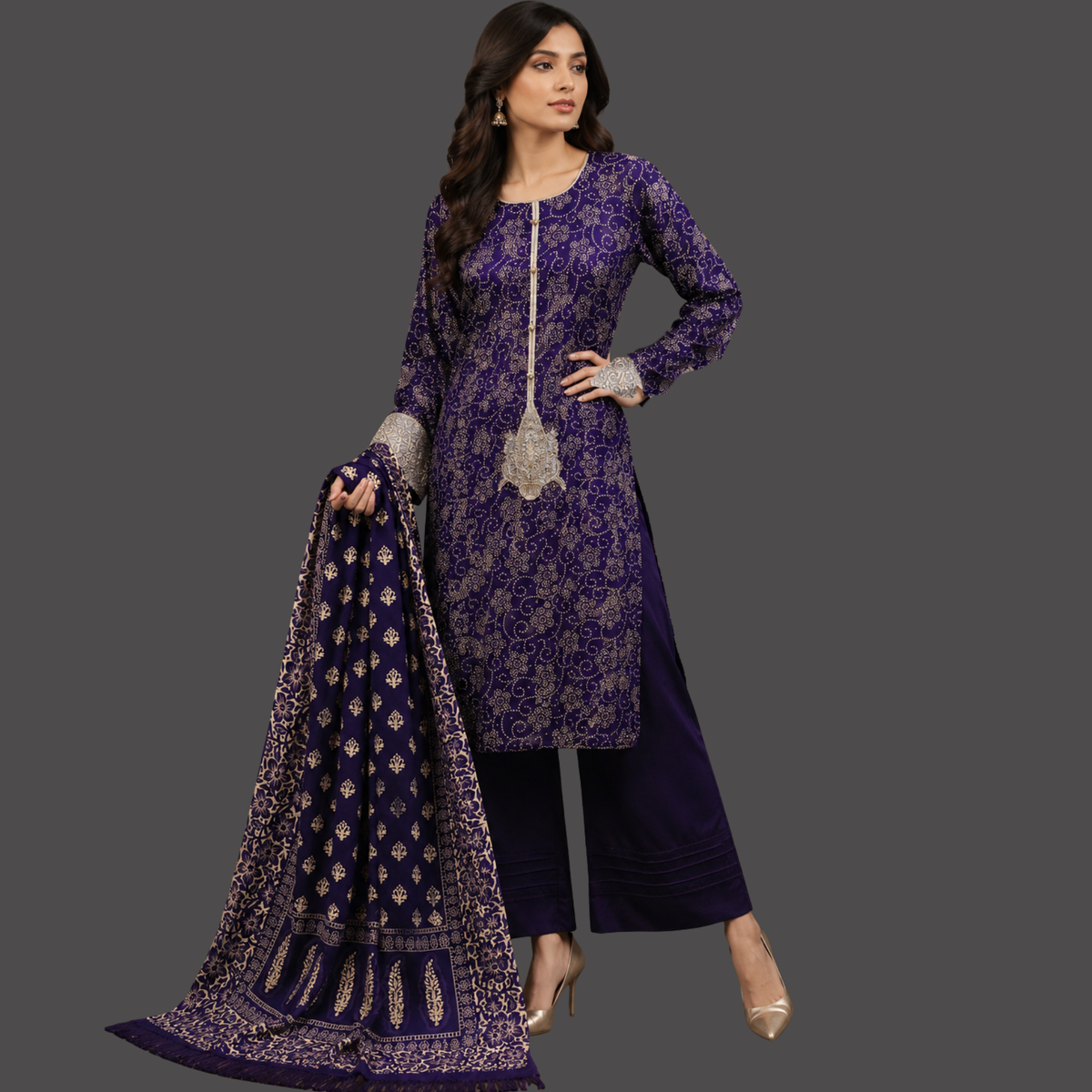 Dhanak Three Piece Suit