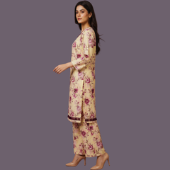 Lawn two piece suit
