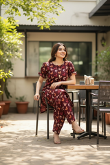 Lawn Two Piece Suit with Fararshi Shalwar