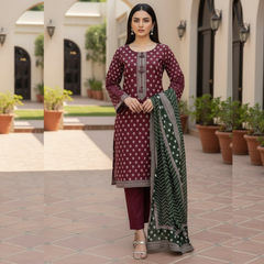 Lawn Three Piece suit