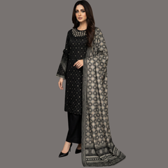 Lawn Three Piece Suit with Lawn Dupatta