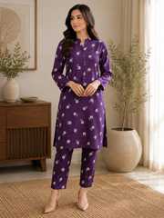 Lawn two piece suit