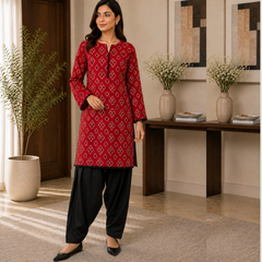 lawn two piece suit