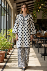 Lawn two piece suit