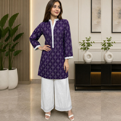 Lawn two piece suit