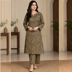 Khaddar two piece suit